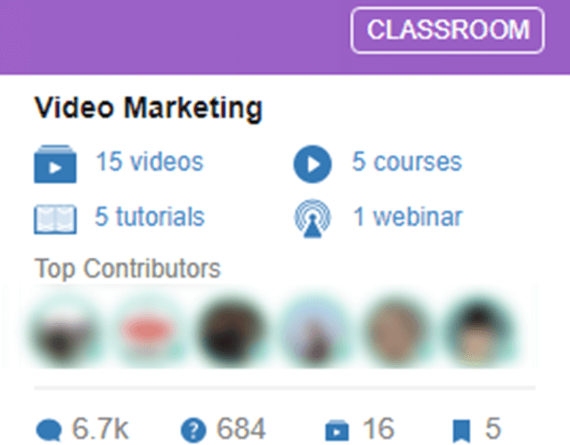 Wealthy Affiliates Video Marketing Classroom